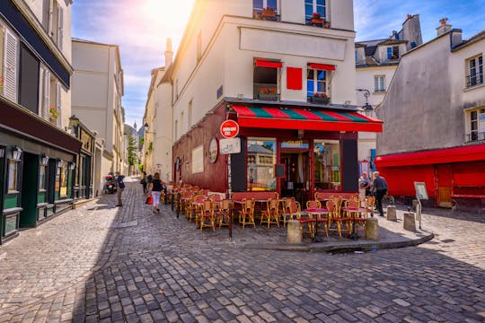 Bistrot i degustacja wina w Montmartre
