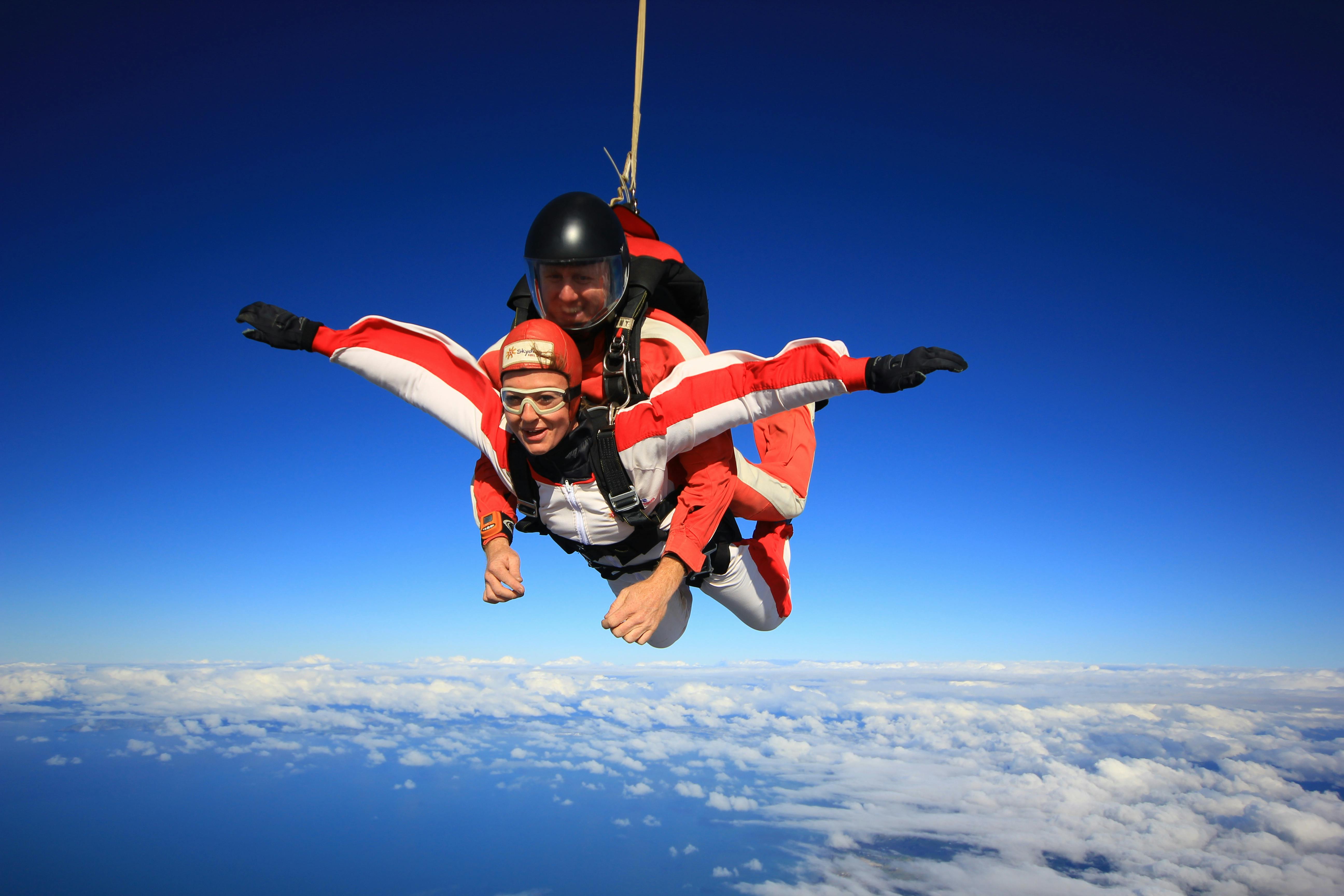 16.500ft tandem skydive boven Abel Tasman