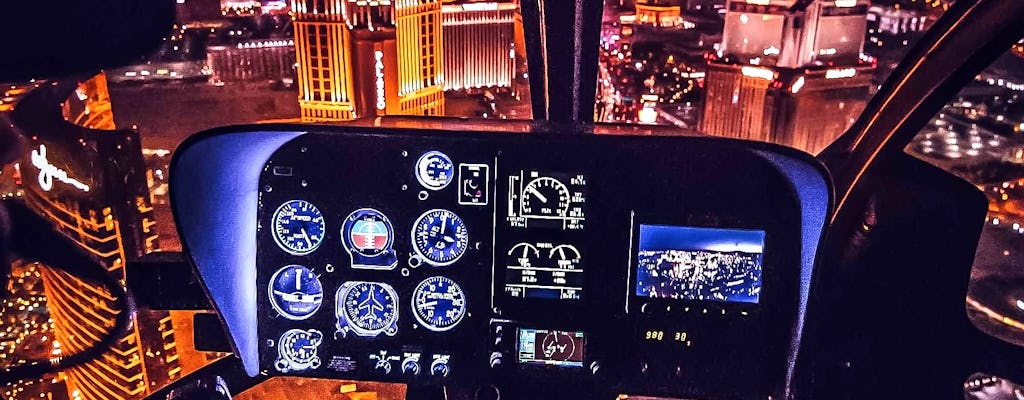 Passeio de helicóptero 'Savor and Soar' por Las Vegas com refeição de 3 pratos