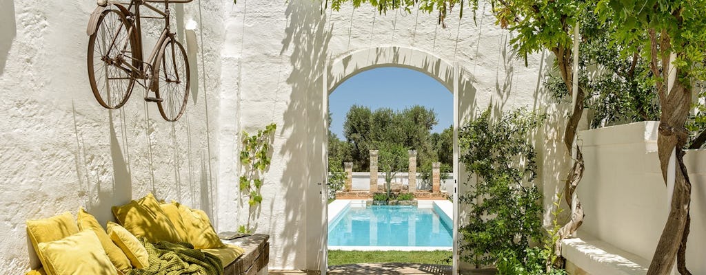 Olive oil tasting in an historic masseria with transfer from Ostuni