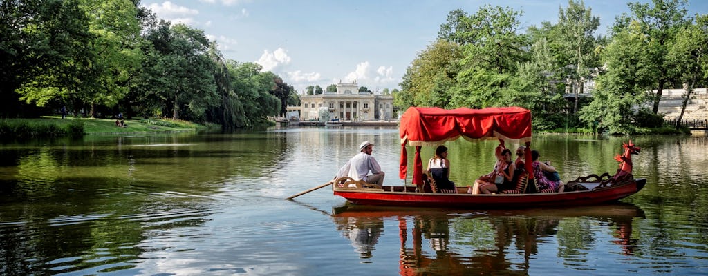 Skip-the-line Lazienki Palace private tour with cruise and transport