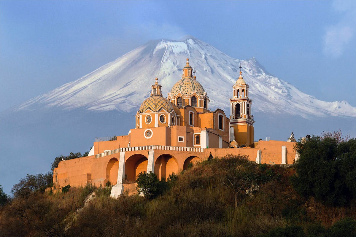 Geführte Puebla- und Cholula-Tour ab Mexiko-Stadt mit optionalem Mittagessen
