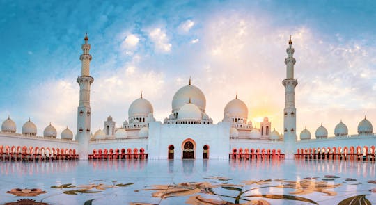 Abu Dhabi-stadstour met diner in Emirates Palace