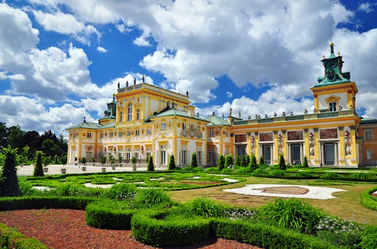 Visita guiada privada ao palácio e jardins de Wilanów sem fila