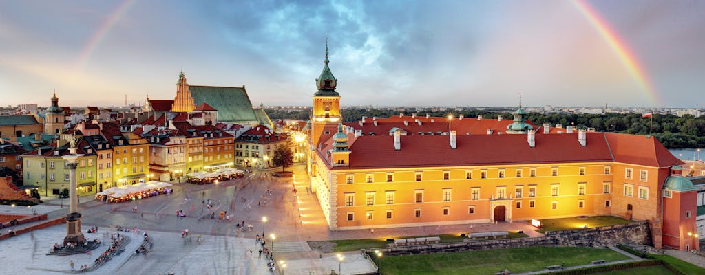 Das Warschauer Königsschloss und die Altstadt markieren die private Tour