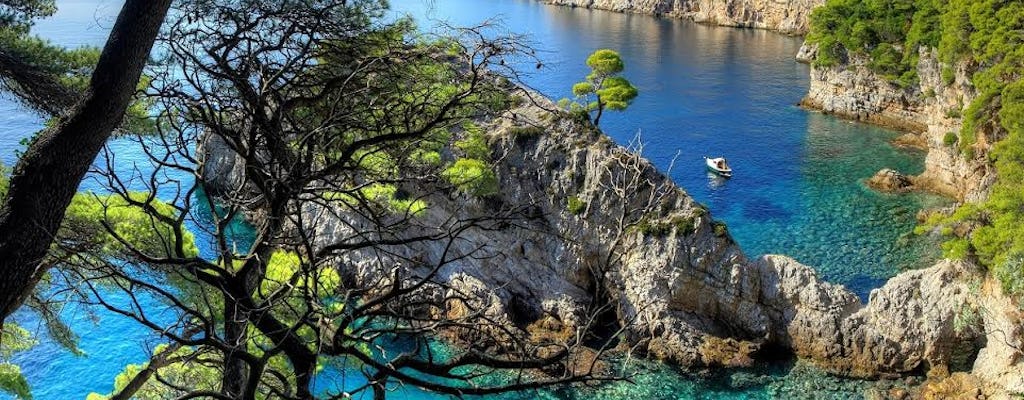 Excursion privée en hors-bord de Dubrovnik aux îles Elafiti