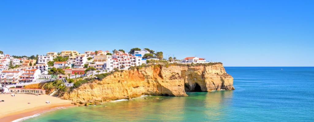 Passeio de barco pelas grutas de Benagil e Marinha