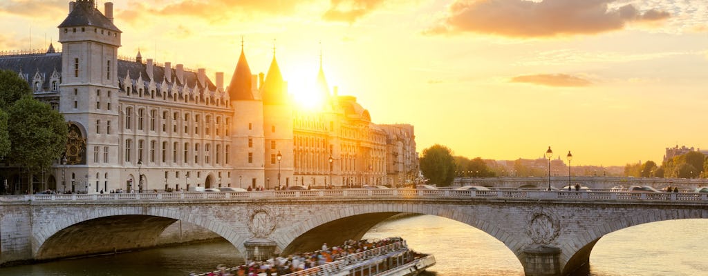 Hop-on hop-off bus tour, Conciergerie and  river cruise tour entrance tickets