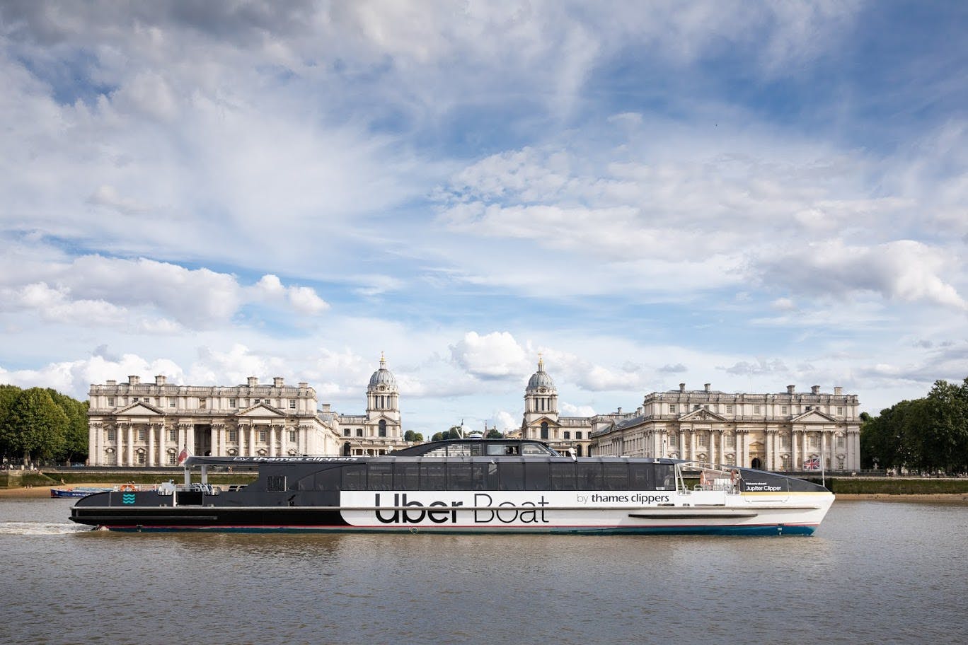 Uber Boat by Thames Clippers  River Roamer hop on off