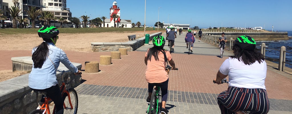 Passeio de bicicleta pela cidade histórica da Cidade do Cabo