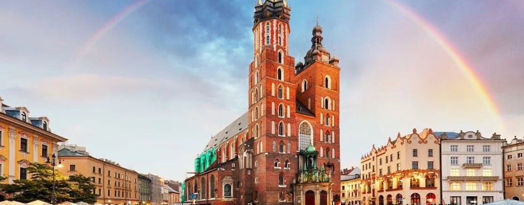 Die Krakauer Altstadt hebt die private Tour mit dem Ticket für die Marienkirche hervor