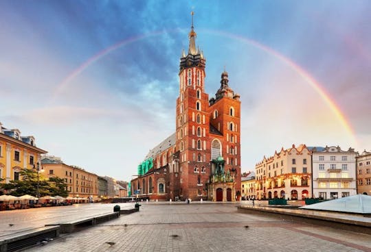 Il centro storico di Cracovia evidenzia il tour privato con il biglietto per la Basilica di Santa Maria