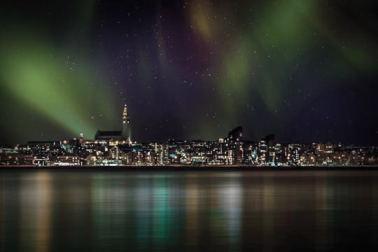 Northern lights luxury yacht cruise in Reykjavik