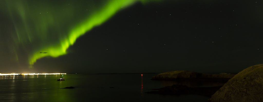 Crociera privata di lusso per l'aurora boreale a Reykjavik