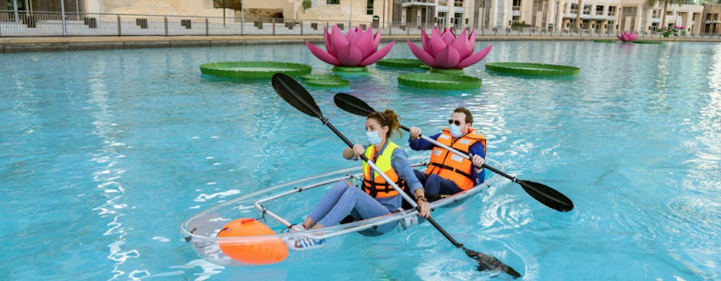 Experiencias acuáticas en la fuente de Dubái