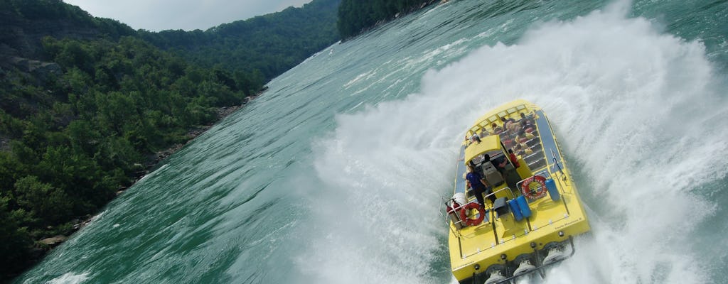 Niagara River Wet Jet boat tour with Canadian Departure