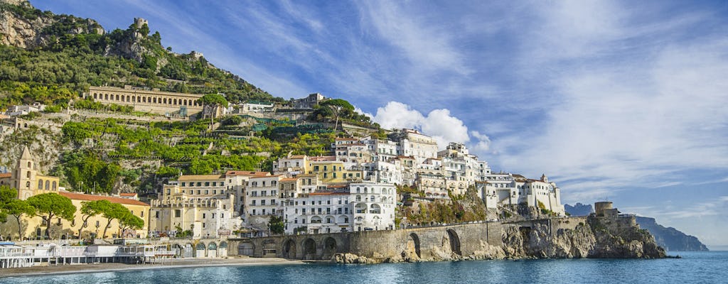 Visite des ruines de Pompéi et de la côte amalfitaine au départ de Naples