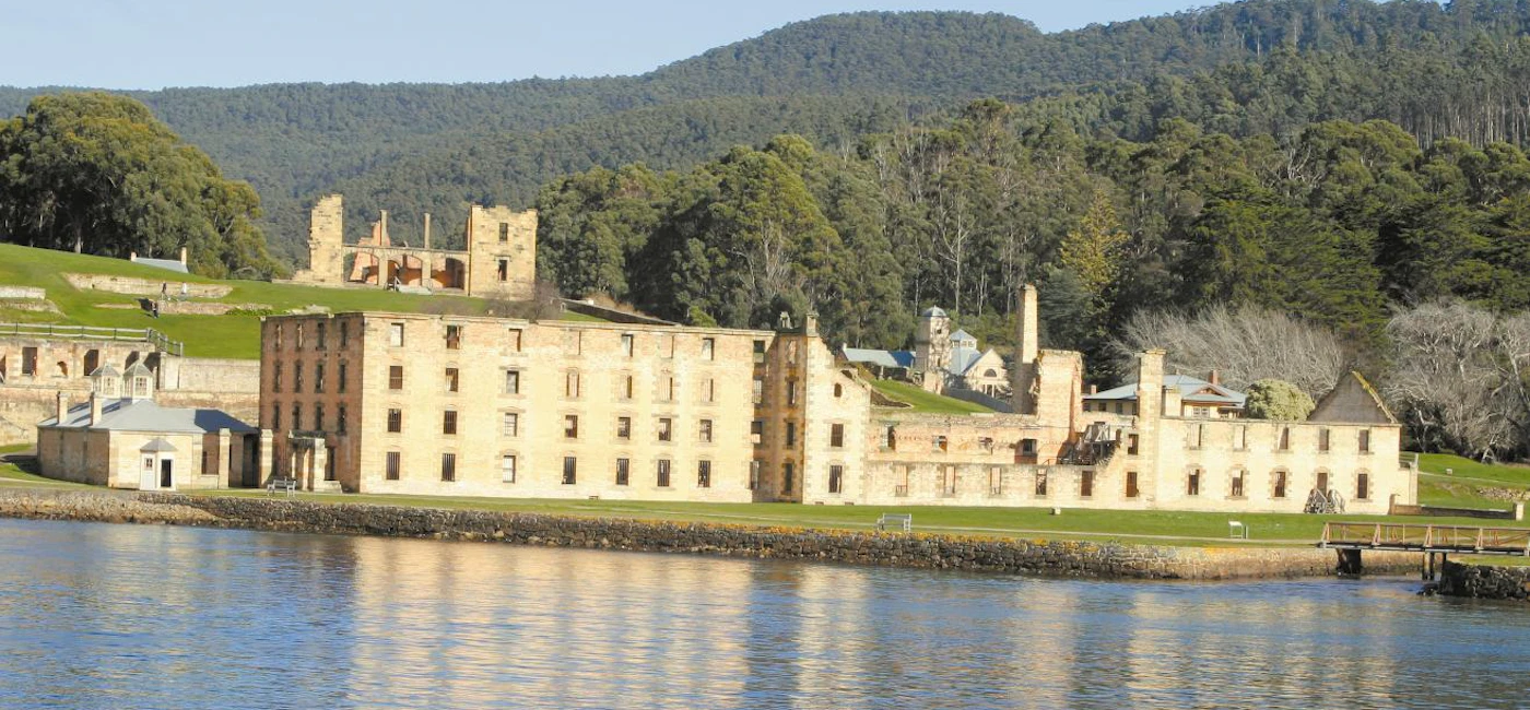 Port Arthur Historic Site buildings and ruins on the Tasman Peninsula, Tasmania