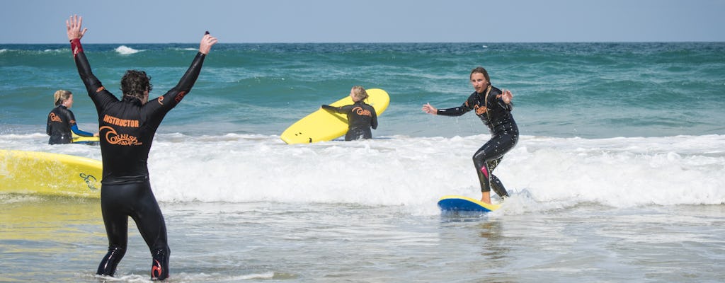 Doświadczenie surfingowe dla początkujących w Newquay