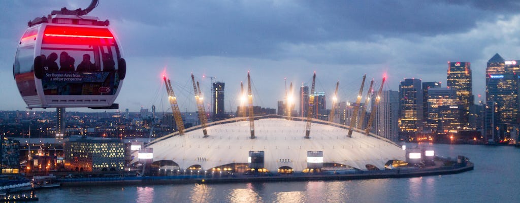 Emirates Airline Cable Car ride and Uber Boat by Thames Clippers one-way ticket