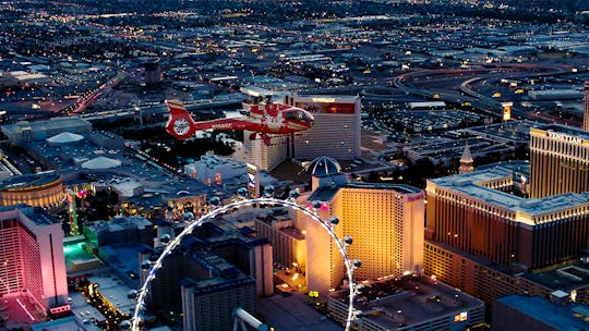 Las Vegas Strip highlights night flight with optional hotel transfer