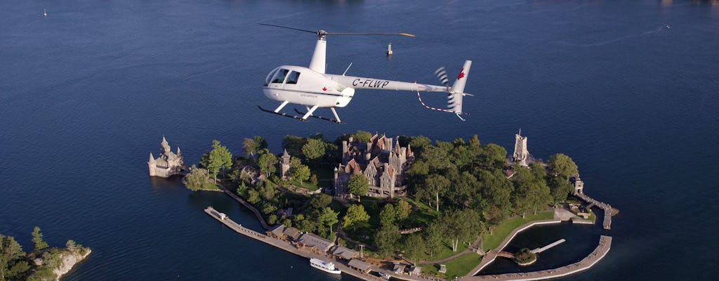 Recorrido aéreo por el castillo Boldt de las 1000 islas (recorrido de 20 minutos)