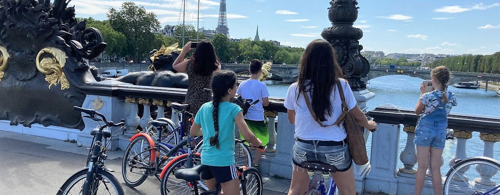 Passeio de bicicleta pelos tesouros de Paris