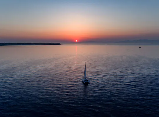 Luxury Sunset Cruise in Santorini
