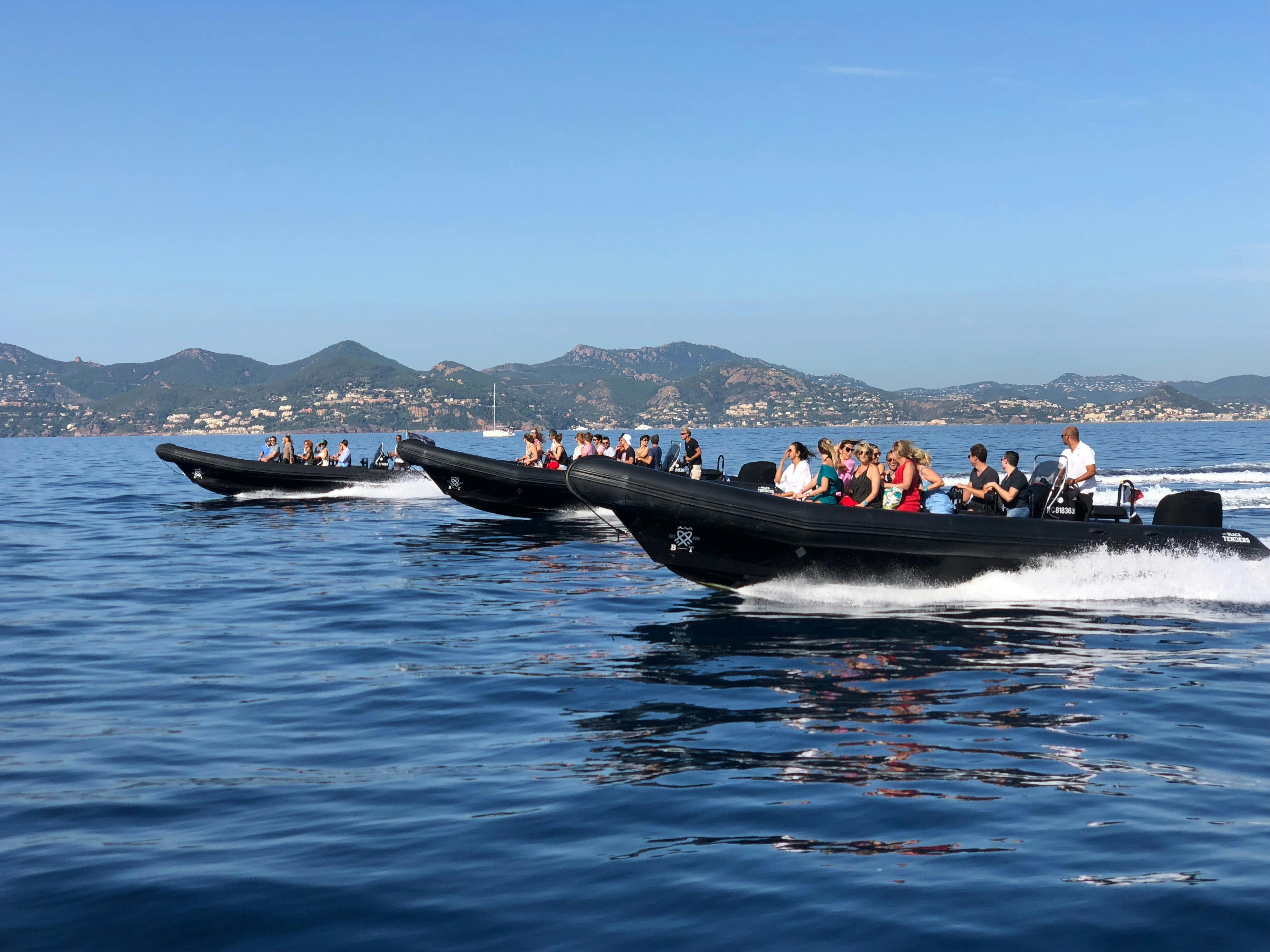 Zweieinhalbstündige Bootsfahrt von Nizza nach Monaco