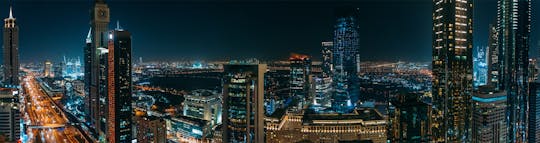 Dubai privado por la noche con crucero y recorrido por las fuentes