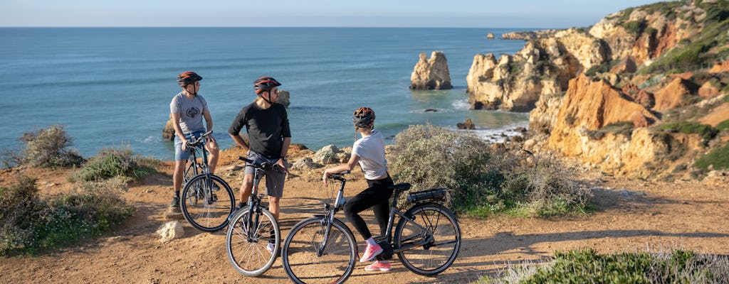 Albufeira city and beach e-bike tour