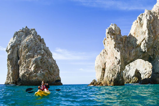 The Arch and Lover's beach 3-hour kayak and snorkeling tour