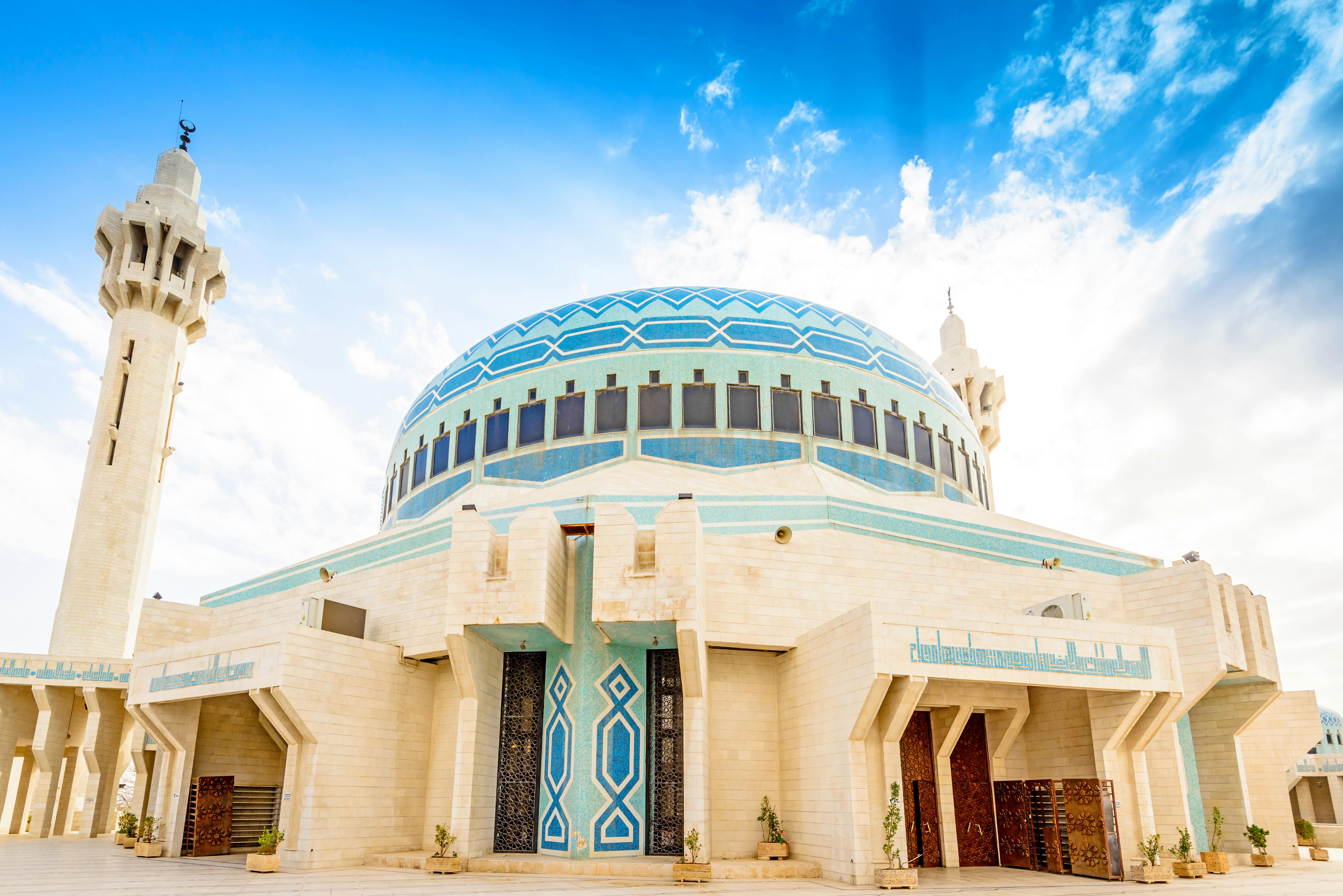 Prywatna półdniowa wycieczka do meczetu Króla Abdullaha i Sahaby w dolinie Jordanii