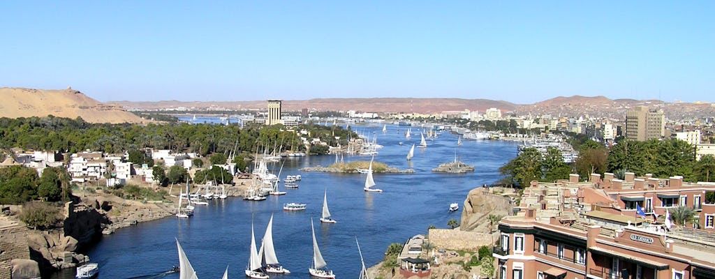 Aswan-boottocht op een traditionele felucca