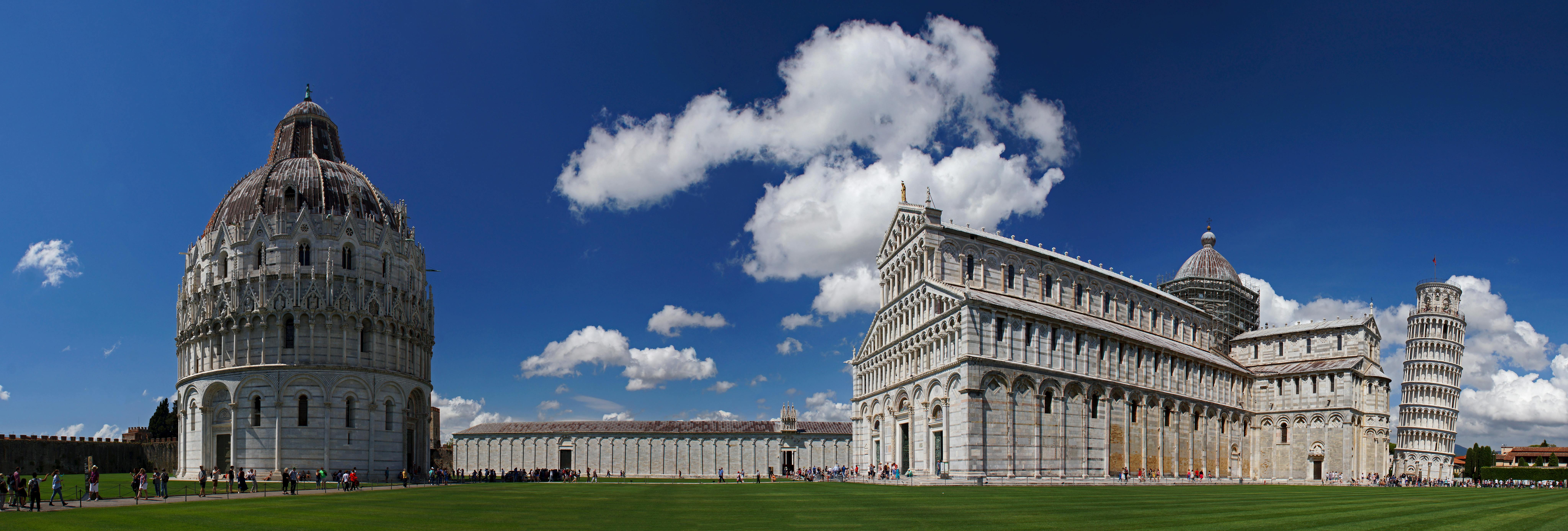 Jogo de exploração e passeio das 7 Maravilhas de Pisa