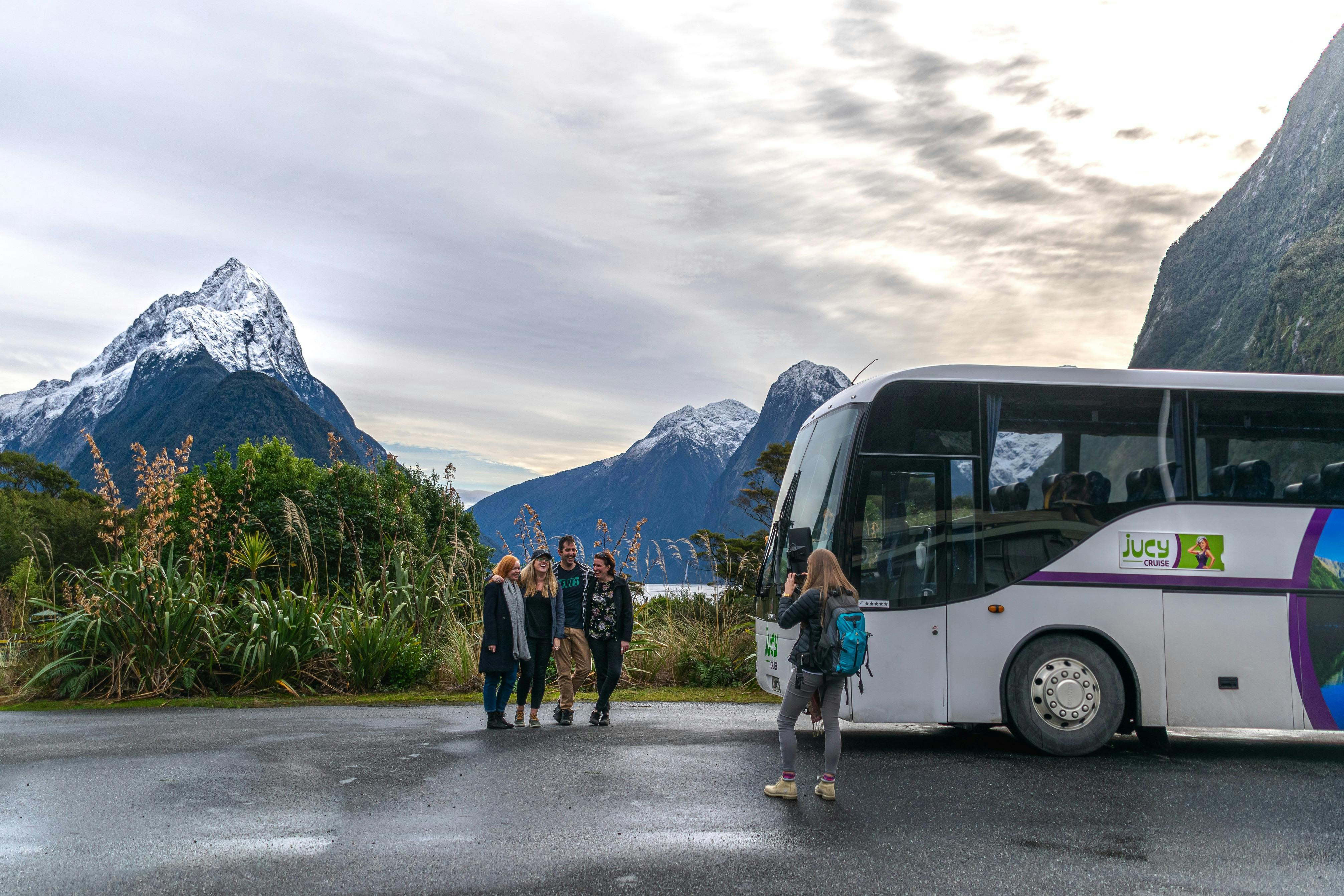 Milford Sound coach tour and day cruise experience