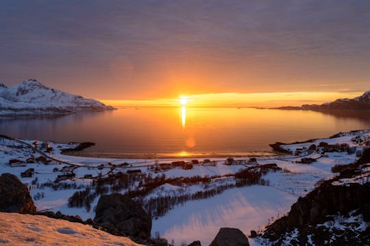 Visite hivernale du fjord de Kvaløya