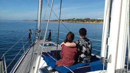Vilamoura coastal tour on a sailing yacht