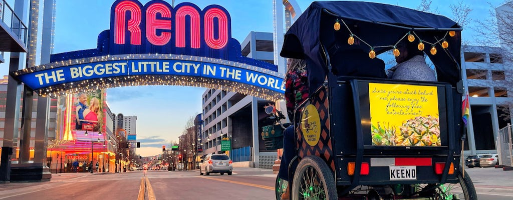 Downtown Reno mural pedicab tour