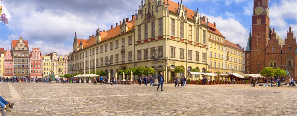 De oude binnenstad van Wroclaw