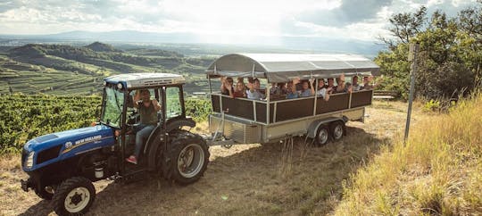 Visite privée en tracteur à travers les vignobles de Kaiserstuhl