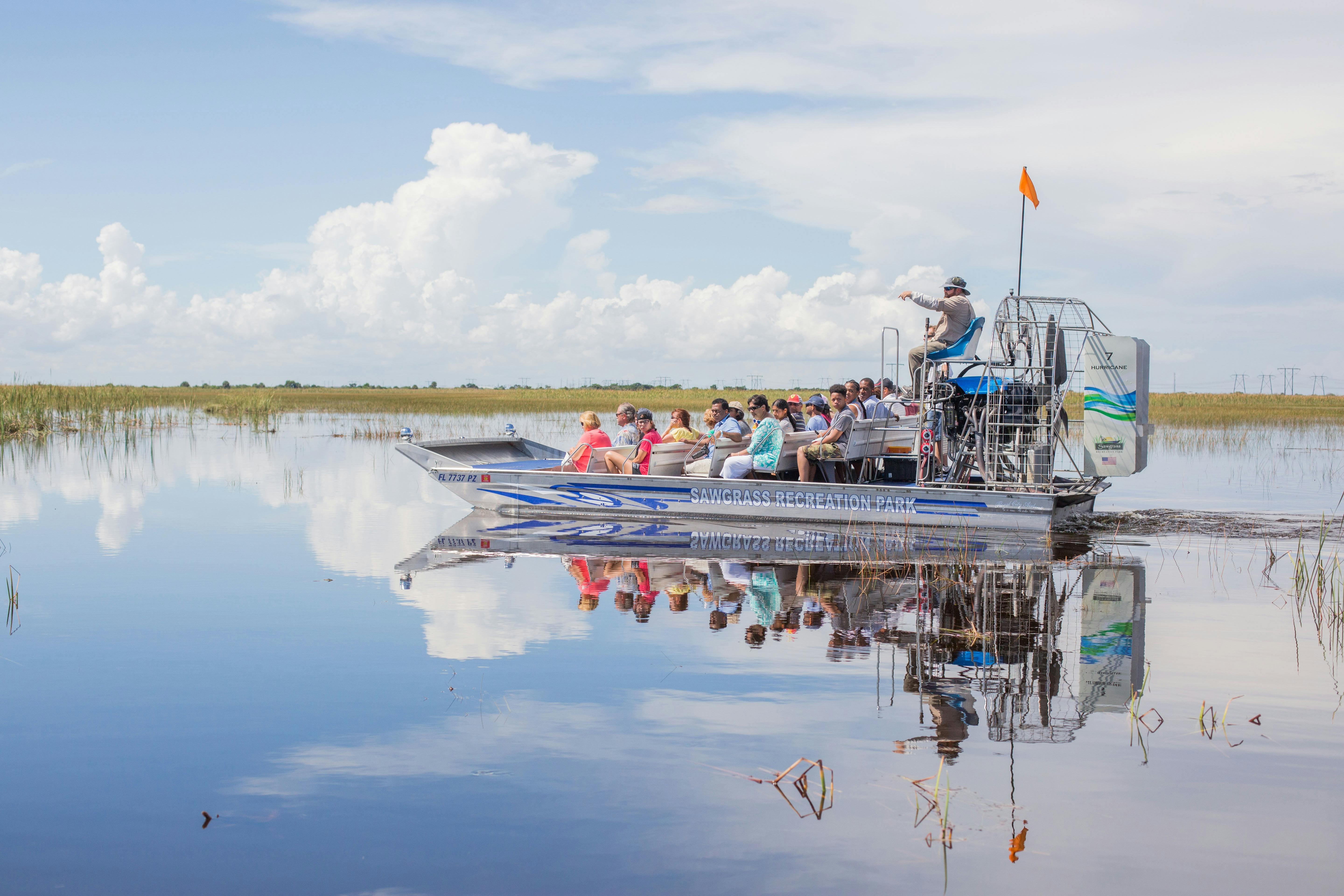 30 minute daytime airboat tour at Sawgrass Recreation Park Musement