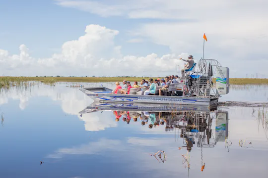 Airboat-tocht van 40 minuten overdag in het Sawgrass Recreation Park