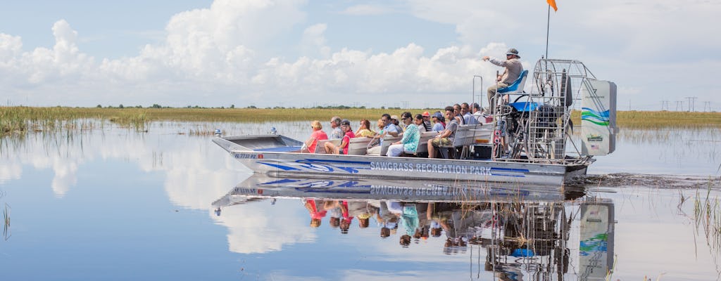 Tour diurno en hidrodeslizador de 40 minutos en el parque recreativo Sawgrass