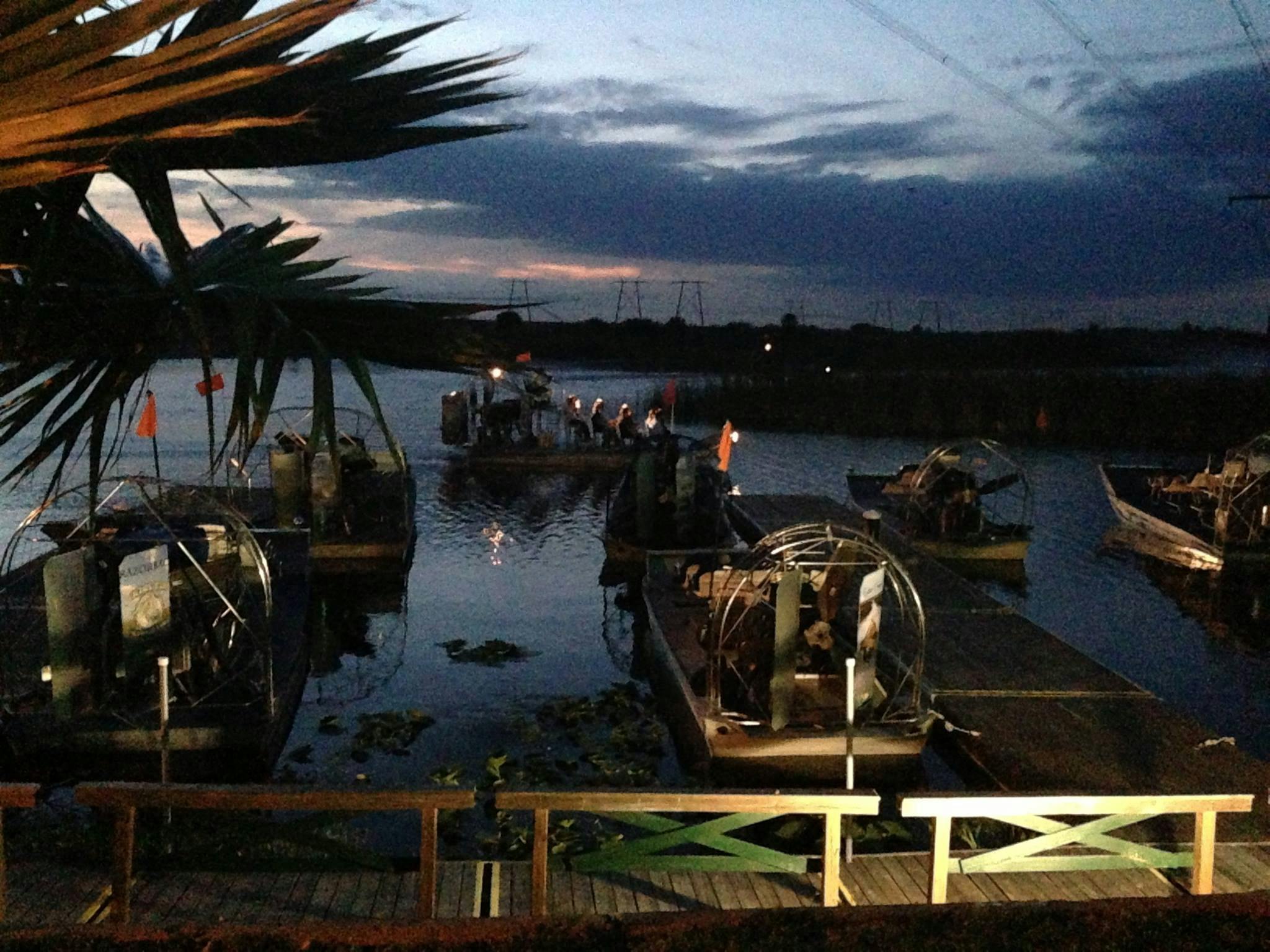 Gator Night 60-minutowa nocna wycieczka łodzią powietrzną w Sawgrass Recreation Park