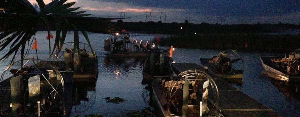 Gator Night 60-minute nighttime airboat tour at Sawgrass Recreation Park