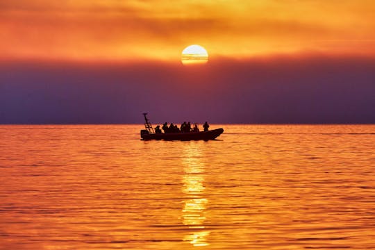 Midnight Sun-safari met een snelle RIB-boot