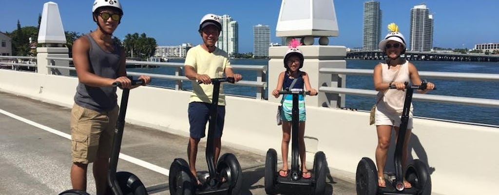 Excursão privada de scooter autobalanceada em South Beach ao nascer do sol