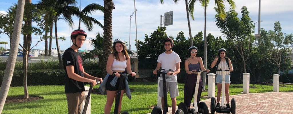 Biscayne Bay boat and self-balancing scooter tour