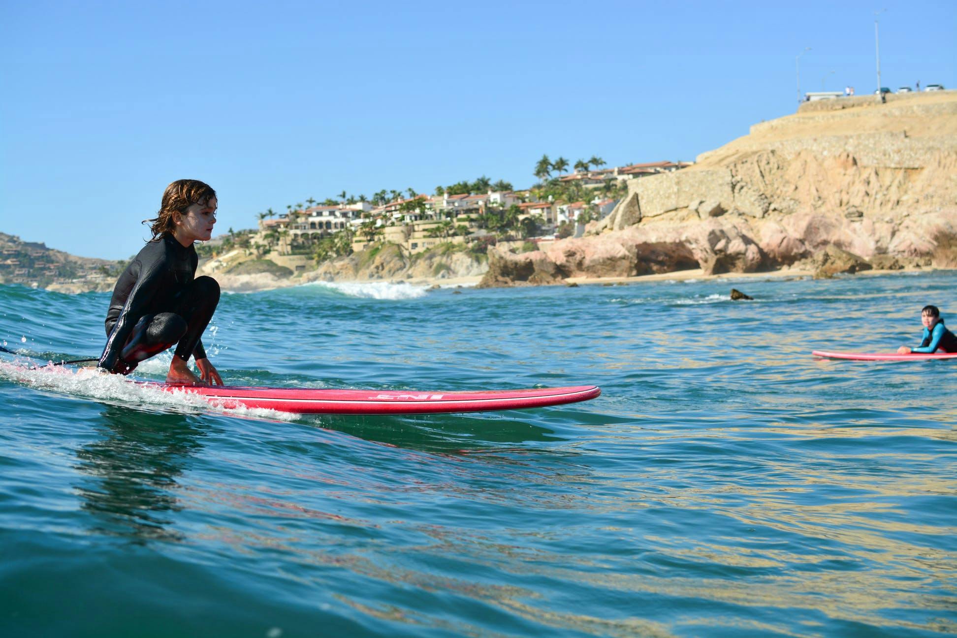 Los Cabos private Surfstunde an der Costa Azul